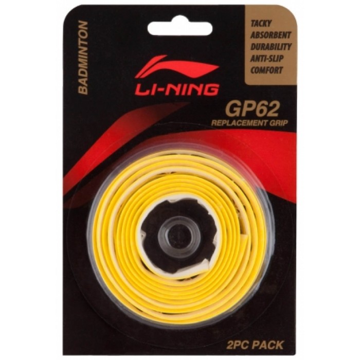 Li Ning GP62 Replacement Grip 2 Pce - Badminton Store