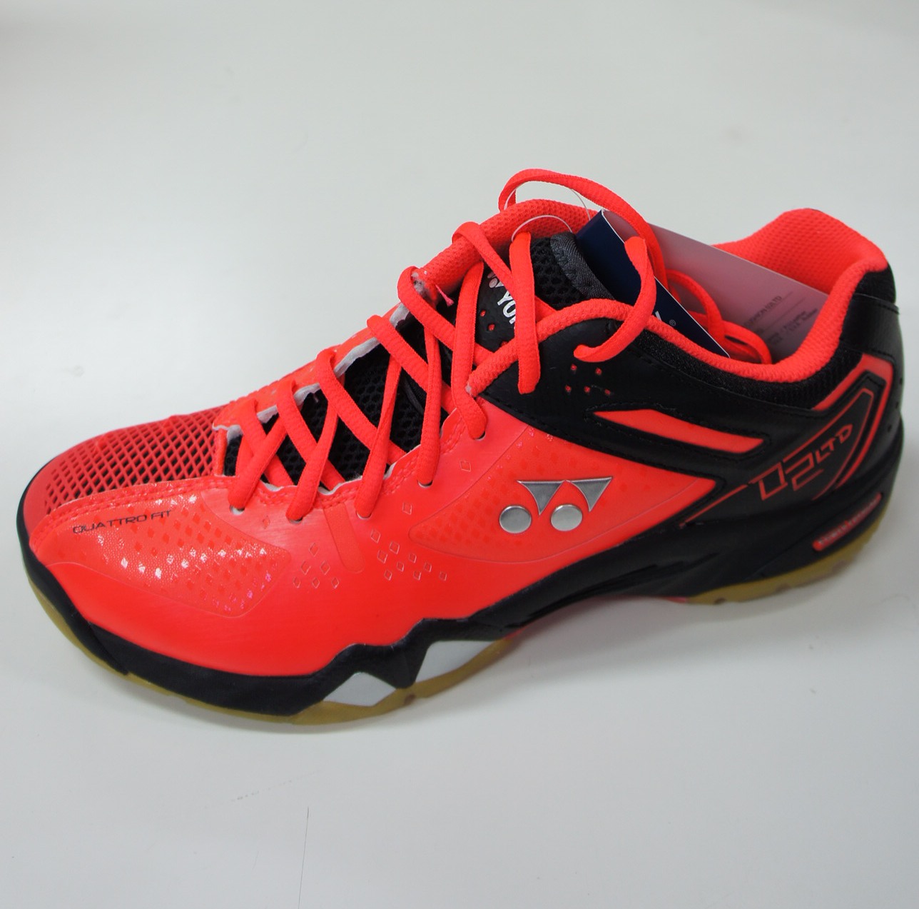 yonex red badminton shoes