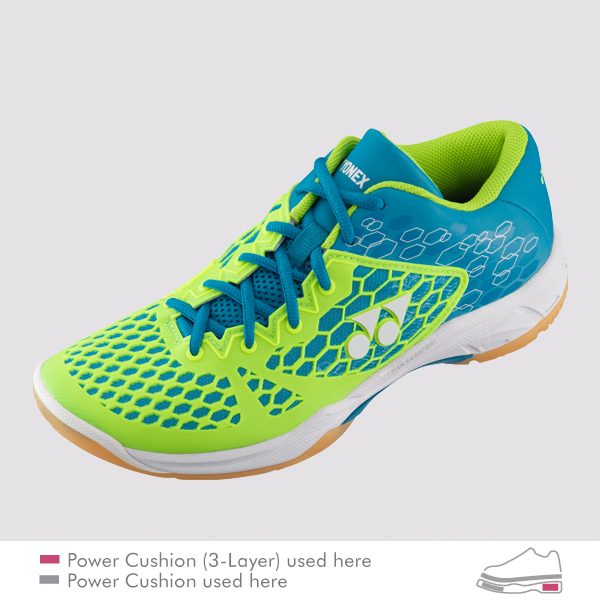 Yonex Power Cushion SHB03EX Blue/Lime