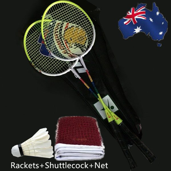 2 Players s, Net and Shuttlecock Combo Set