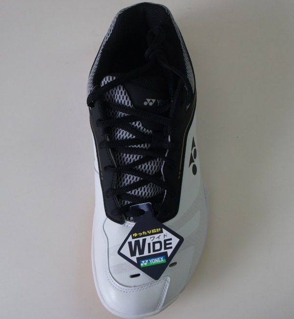 Yonex Power Cushion SHB65XWEX (4E Wide Front) White/Gold - Image 4