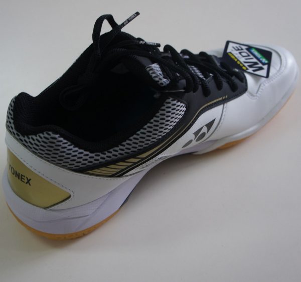 Yonex Power Cushion SHB65XWEX (4E Wide Front) White/Gold - Image 3