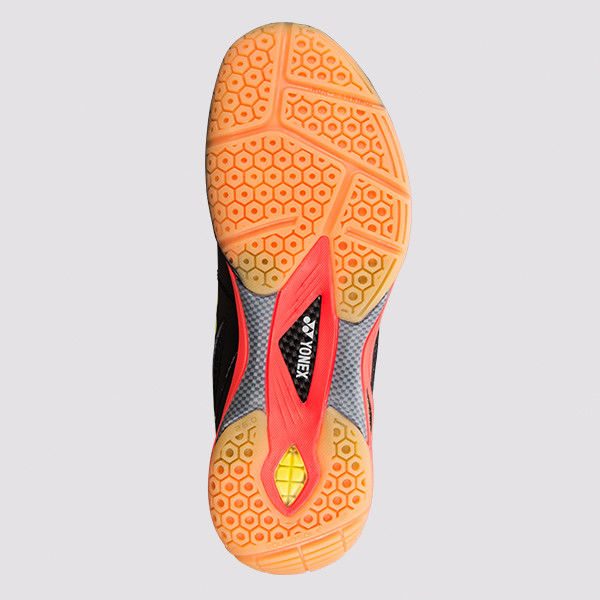 YONEX POWER CUSHION SHB65ZM BLACK/BRIGHT RED - Image 3