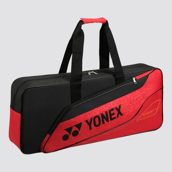 YONEX Team Series Rectangular Tournament Racquet Bag 4911EX, Red