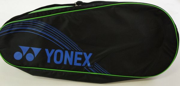 YONEX 3 Tennis/4  Racquet Bag 4823EX, Black/Lime - Image 3