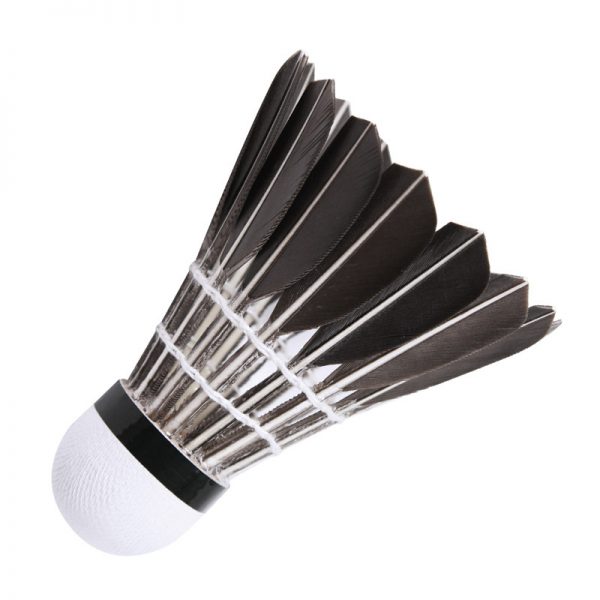Durable Black Goose Blade Feather Shuttlecock - Image 4