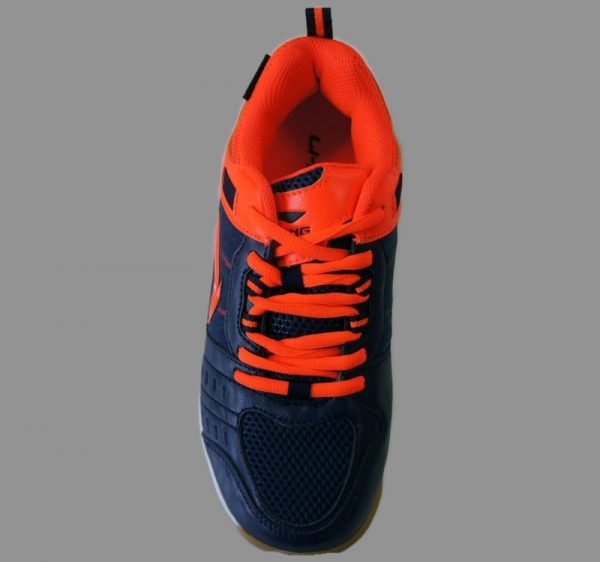 Li Ning Junior Shoes Attack II Navy/Orange, AYTP043-1 - Image 3