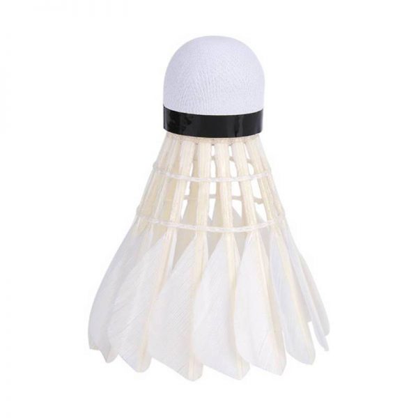 Durable White Goose Feather Shuttlecock - Image 6