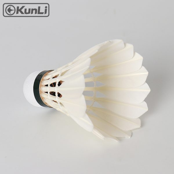 Kunli Bronze Professional Tournament Super Durable White Goose Feather Shuttlecocks - Image 2