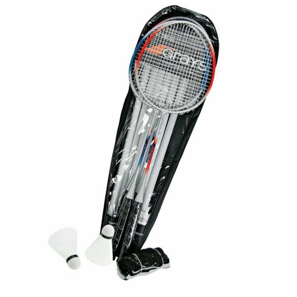 Grays 4 Player Badminton Combo Set: 4 Racquets, Bag, Net, Poles & Shuttlecocks - Image 2