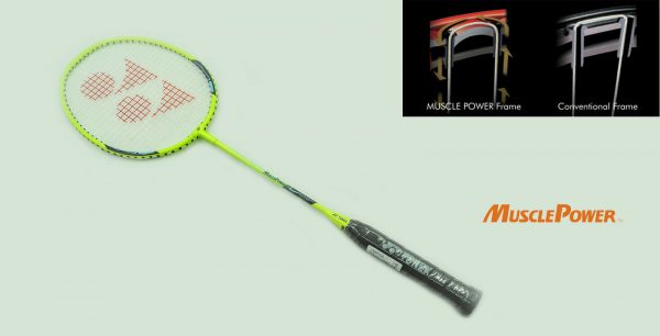 Yonex Muscle Power 1 MP1 Lime Strung - Image 3