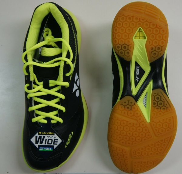 Yonex SHB65X2 Wide Power Cushion+ Black Yellow - Image 5